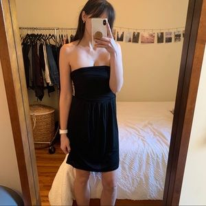 BCBGMAXAZRIA Strapless Black Dress